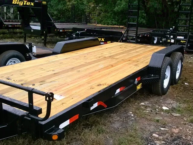 20FT HEAVY DUTY EQUIPMENT/FLATBED TRAILER