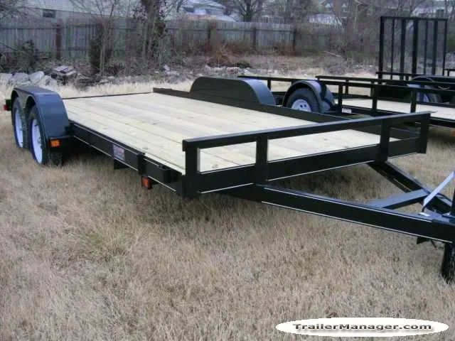 Equipment Trailer 16ft w/Tandem 5200lb Axles