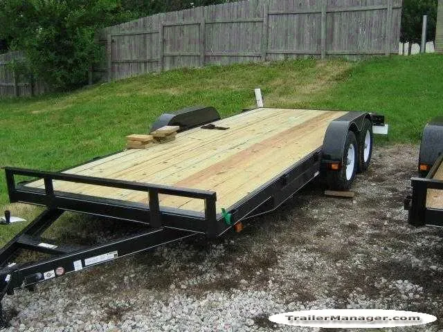 Equipment Trailer 18ft w/Slide In Ramps