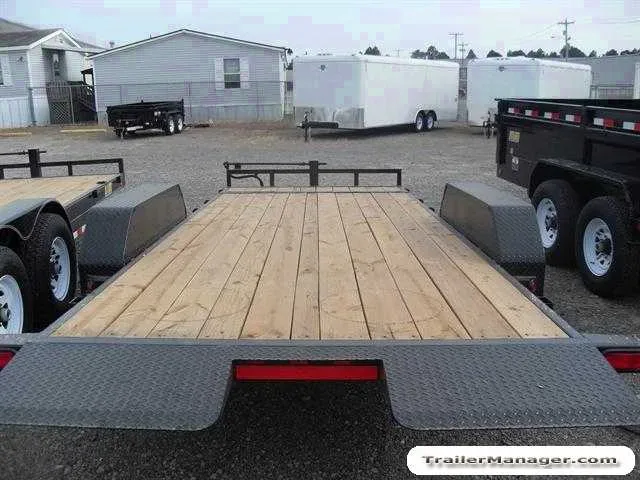 Equipment Full Tilt Trailer 18ft Black