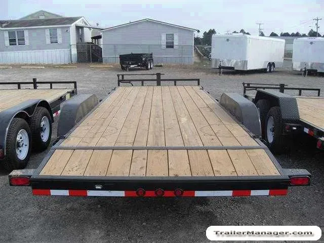 Equipment 20ft Black with Wood Decking