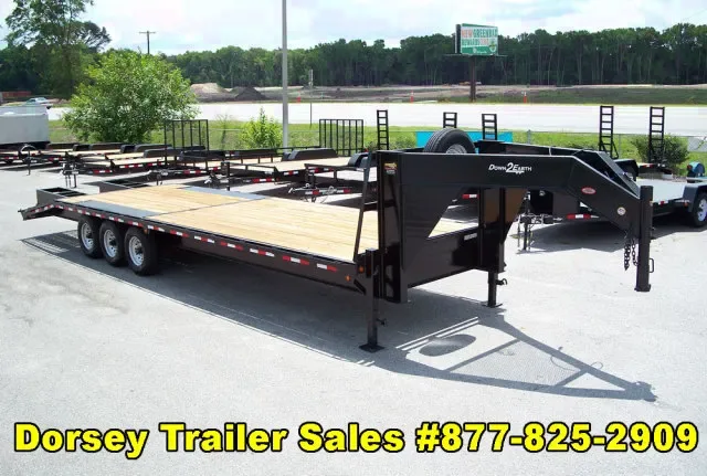 D2E  30' Gooseneck triple 7k Axles