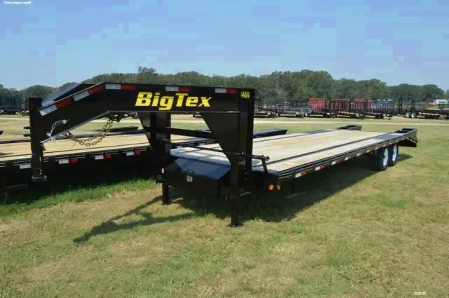 20+5ft Tandem Axle Gooseneck Over Axle Flatbed Trailer