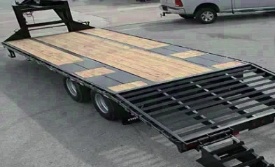 30FT GOOSENECK EQUIPMENT TRAILER (25+5)