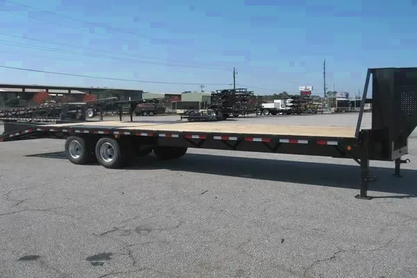 35FT (30+5)  Gooseneck Flatbed Equipment Trailer