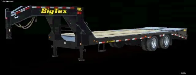 40ft Gooseneck Flatbed Trailer-Dual Tandem
