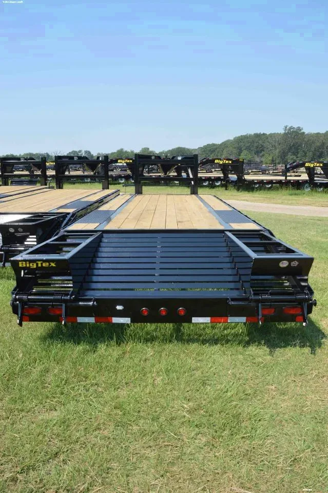 25ft (20+5) Gooseneck Deckover Flatbed Equipment Trailer