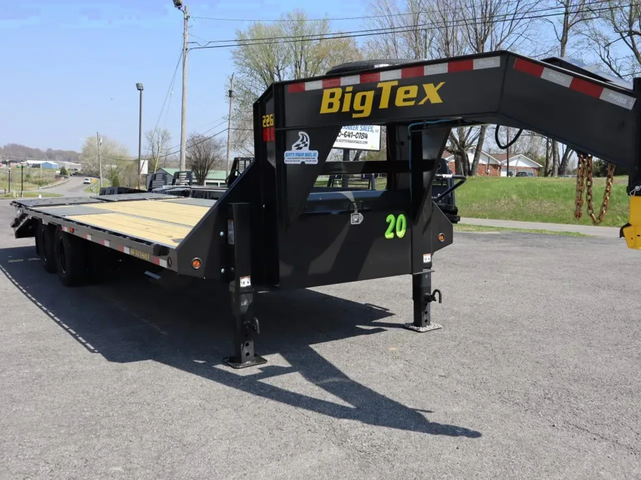 2026 Big Tex Trailers 22GN 20+5 Flatbed Trailer w/ Mega Ramps