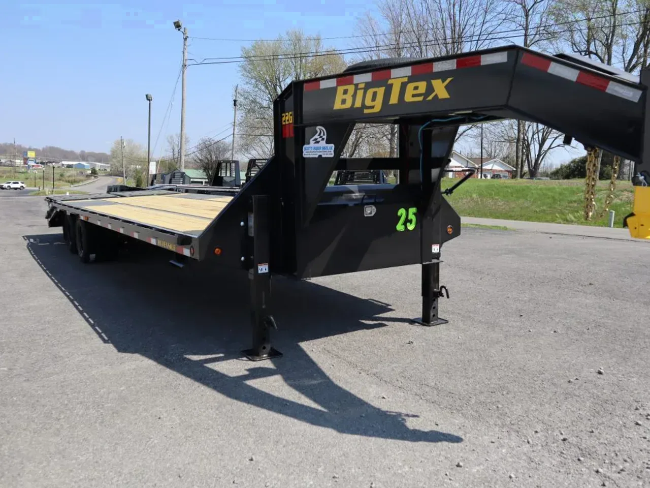 2026 Big Tex Trailers 22GN 25+5 Flatbed Trailer w/ Mega Ramps