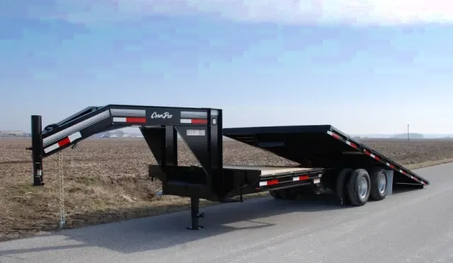 20ft Tilt Gooseneck Flatbed Trailer