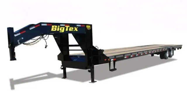 102x25+5 Tandem Dual Axles with Fold Over Ramps-10000lb