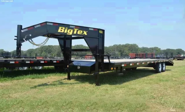 GN-28+5ft Flatbed Trailer-Deckover