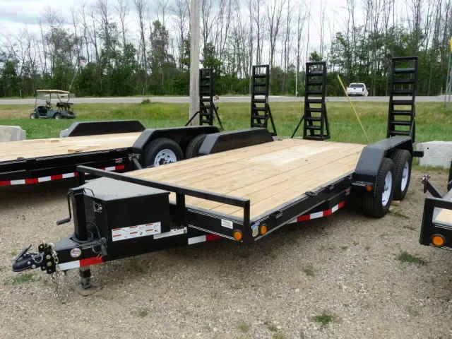 16ft Bumper Pull TA Equip. Trailer