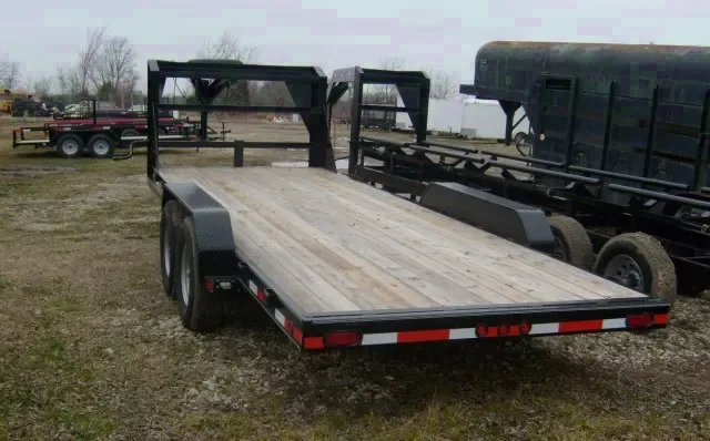 20ft Gooseneck Low-boy Equipment Trailer