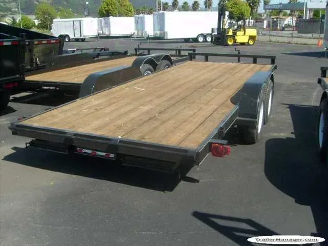 18ft Tandem 5200lb Axle Equipment Trailer