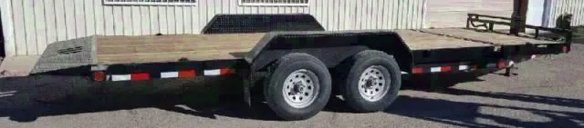 20ft Gravity Tilt Flatbed Trailer