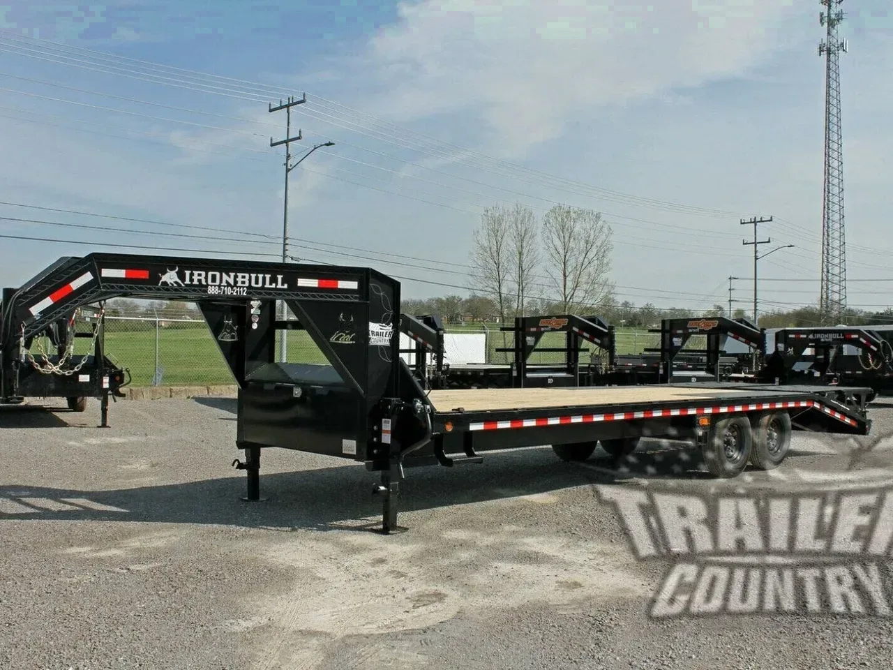 2026 New 30FT Gooseneck Deckover 14K Tandem Axle, Heavy Duty Flatbed Eq. Hauler