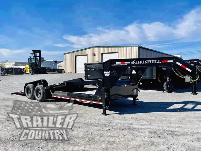 2026 NEW 7' x 22' (16'+6') Heavy Duty 14K Low Profile GN Tilt Deck Eq. Hauler Flatbed Trailer