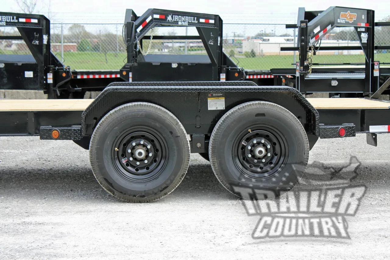 2026 New 7' x 22' Heavy Duty 14K Heavy Equipment Trailer w/ Spring Assisted Ramps, Heavy Duty 8" I-Beam Main Frame & Supersized Tool Box.