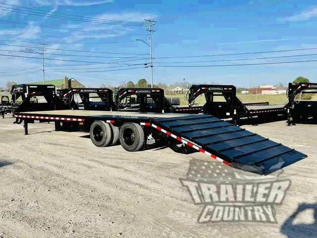 2026 32' Deck-Over 24k Heavy Duty Flatbed Gooseneck Equipment Hauler Trailer