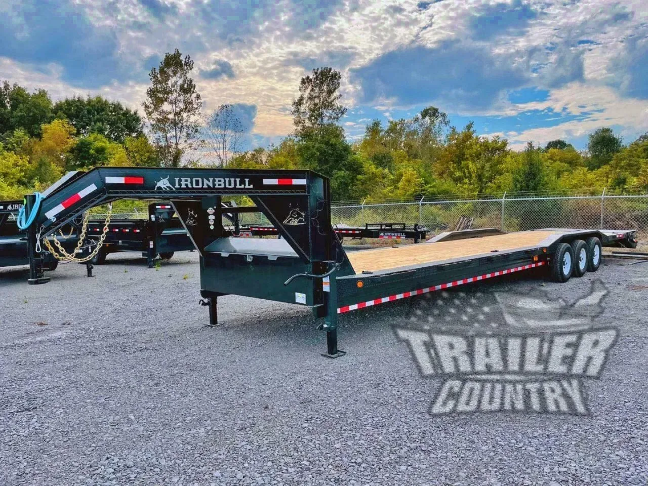 2026 New 8.5' x 44' Heavy Duty 21K Heavy Equipment Hauler Hot Shot Trailer w/ Gooseneck Coupler & Ramps