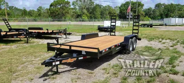 2026 Brand New 7' x 20' (18' + 2') Heavy Duty Bumper Pull Equipment Hauler Trlr - Dovetail