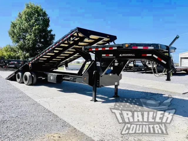 2026 NEW 102" x 28' Deckover 22k Heavy Duty Flatbed Hauler Trlr w/8' Storage Deck on Neck