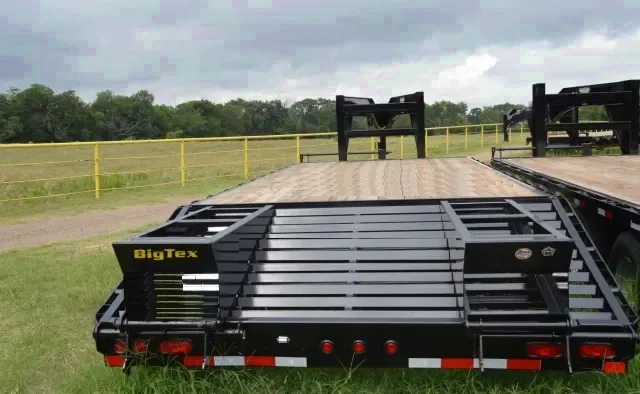 Black Steel Frame 20 + 5ft Tandem Axle Gooseneck with Dovetail