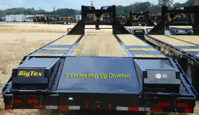 35+5ft Tandem Dual Axle Gooseneck w/Center Pop Up