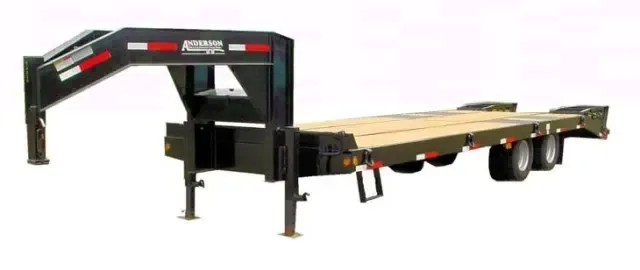 25ft +5 Tandem Dual 10000lb Oil Bath Axle Flatbed Trailer