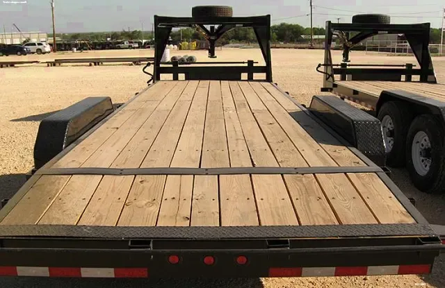 22ft Gooseneck Equipment/Flatbed Trailer