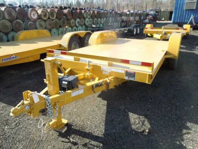 16ft Power Tilt-Bed Flatbed Trailer