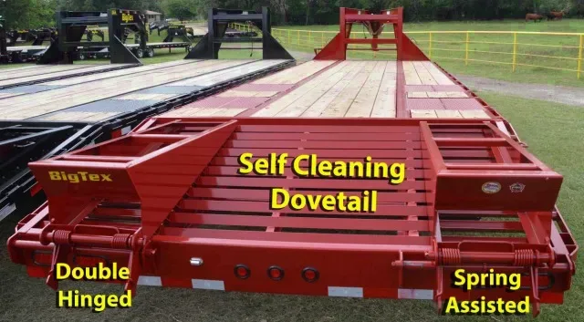 20+5ft Gooseneck Flatbed Trailer w/Ramps