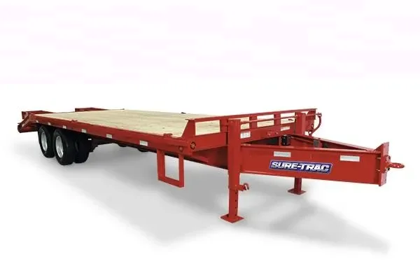 20+5FT PINTLE HITCH FLATBED TRAILER