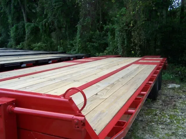 25FT  PINTLE HOOK 10 TON TRAILER - RED