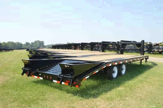 25+5ft Open Gooseneck Trailer-Deckover