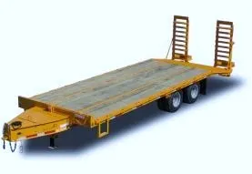 25ft Heavy Duty Flatbed Trailer - 25,900GVWR