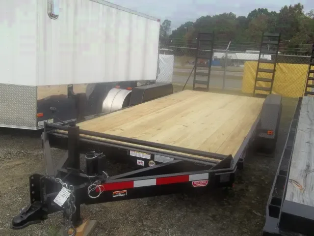 BUMPER PULL EQUIPMENT TRAILER 18FT  W/RAMPS
