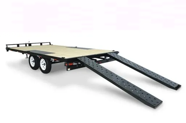 18ft Over the Axle Trailer Wood Deck