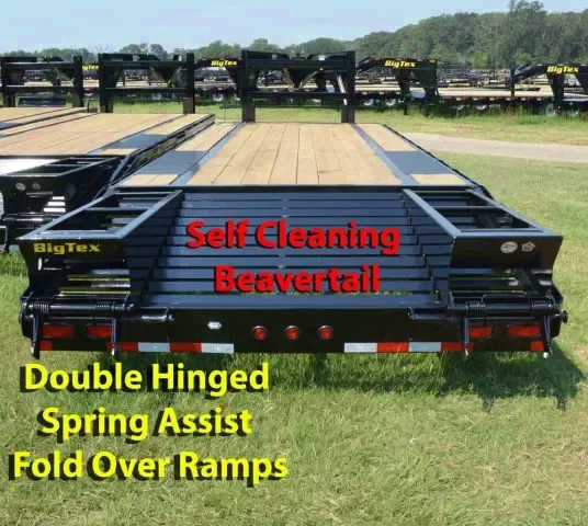 25ft Overall Gooseneck Flatbed Trailer