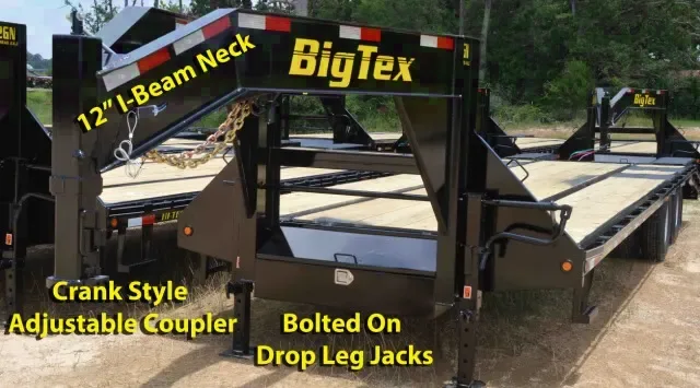 25+5ft Tandem Dual 10000 Axle Gooseneck Flatbed Trailer