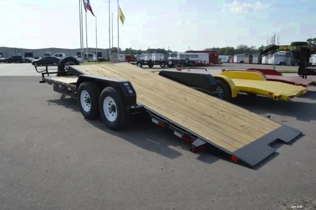 20ft  Tilt Bed Equipment Trailer with Platform