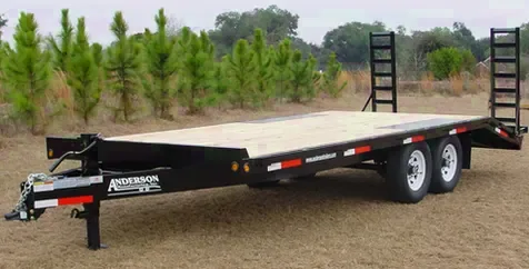 22 Ft Heavy Duty Deck Over Flatbed Trailer