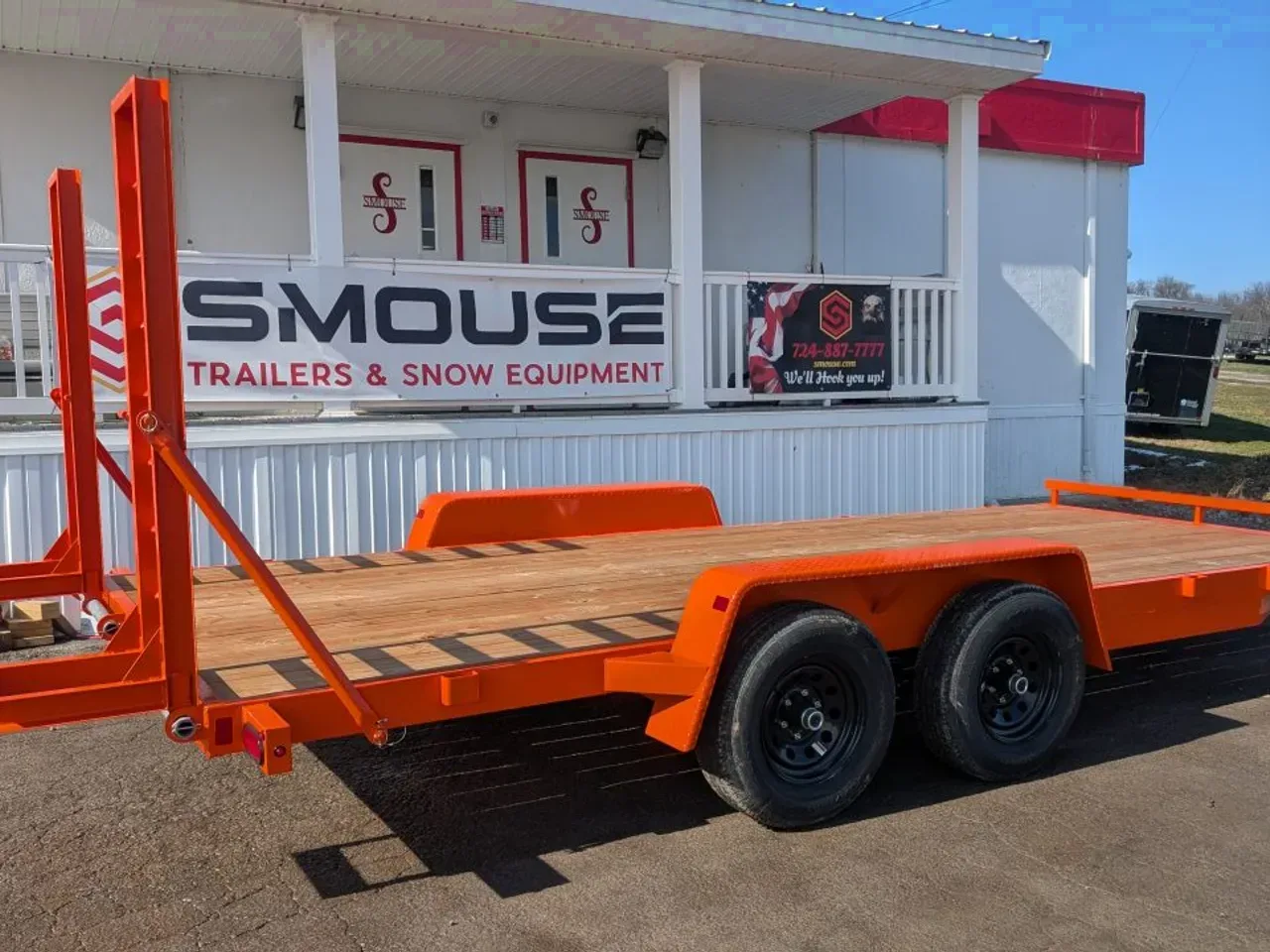 2027 BWise 16' Light Duty Equipment Hauler w/ 5' Ladder Ramps