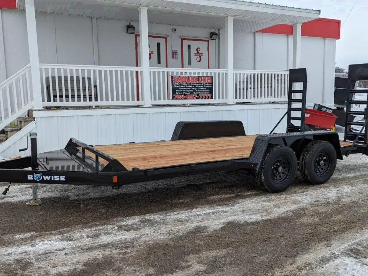 2027 BWise 16' Lo Pro Equipment Hauler w/ No Dove