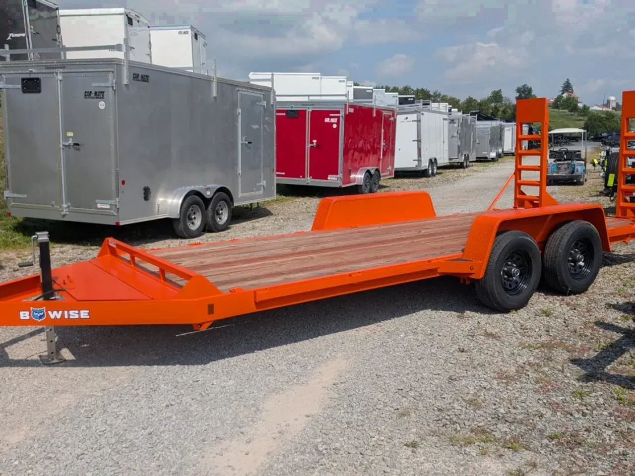 2026 BWise 18' Lo Pro Equipment Hauler w/ No Dove (6K AXLES)