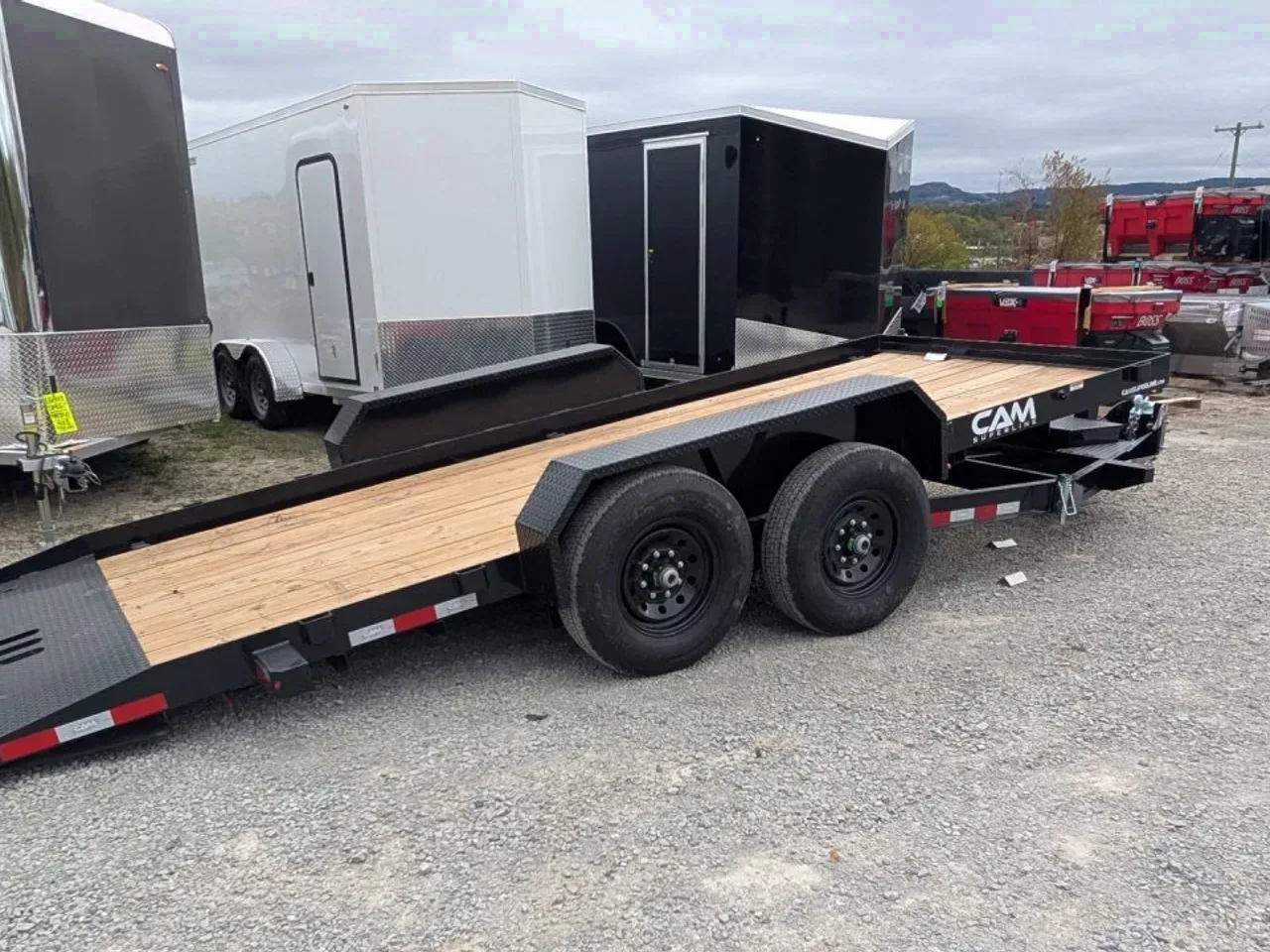 2026 CAM Superline 18' Lo Pro Full Tilt Equipment Trailer (7K AXLES)