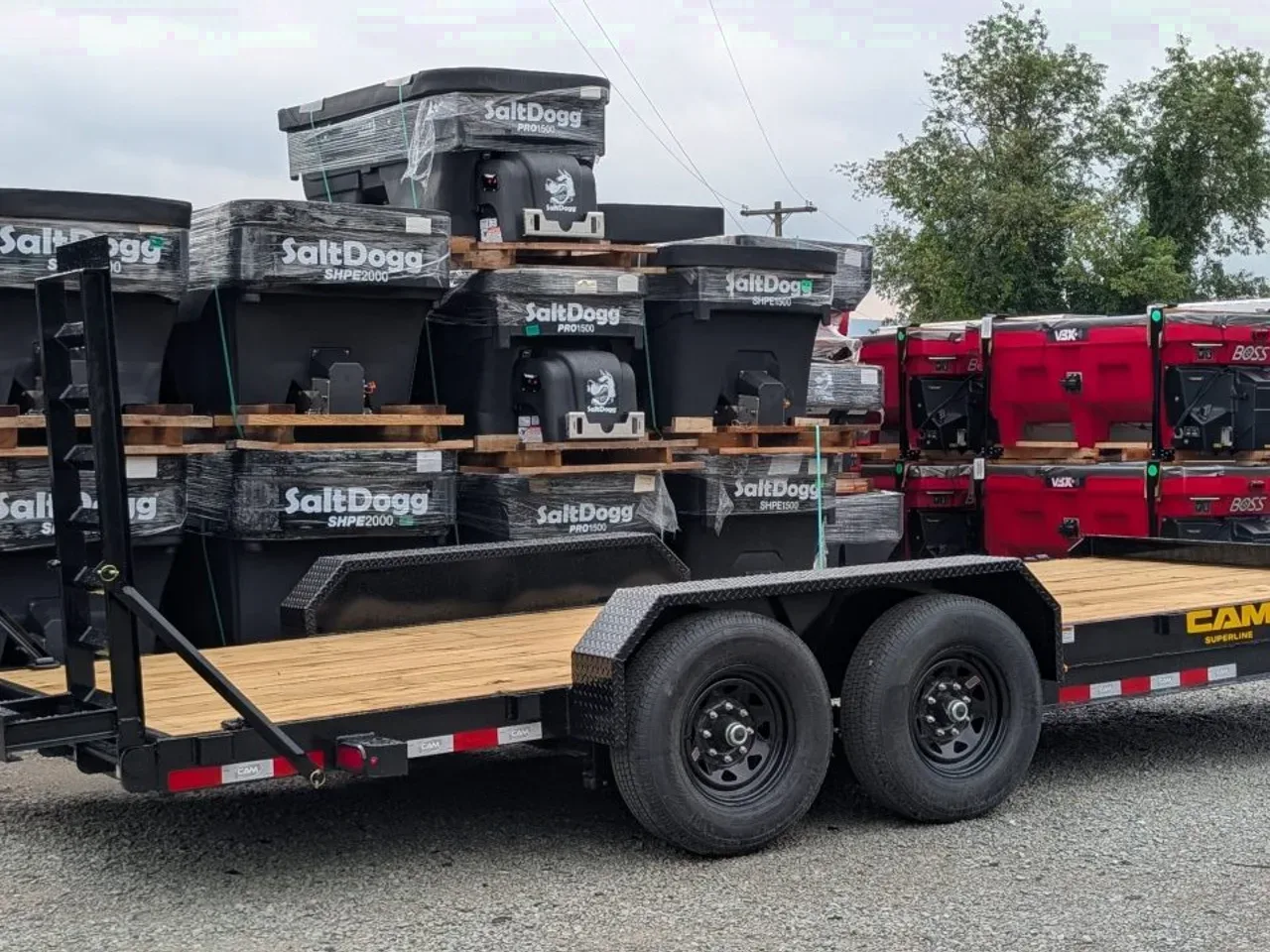 2025 CAM SUPERLINE 18' Channel Frame Equipment Hauler