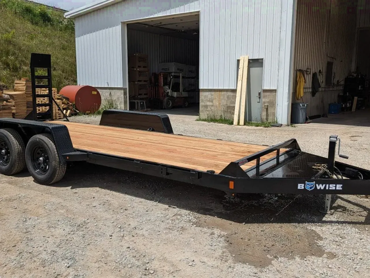 2027 BWise 18' Lo Pro Equipment Hauler w/ No Dove