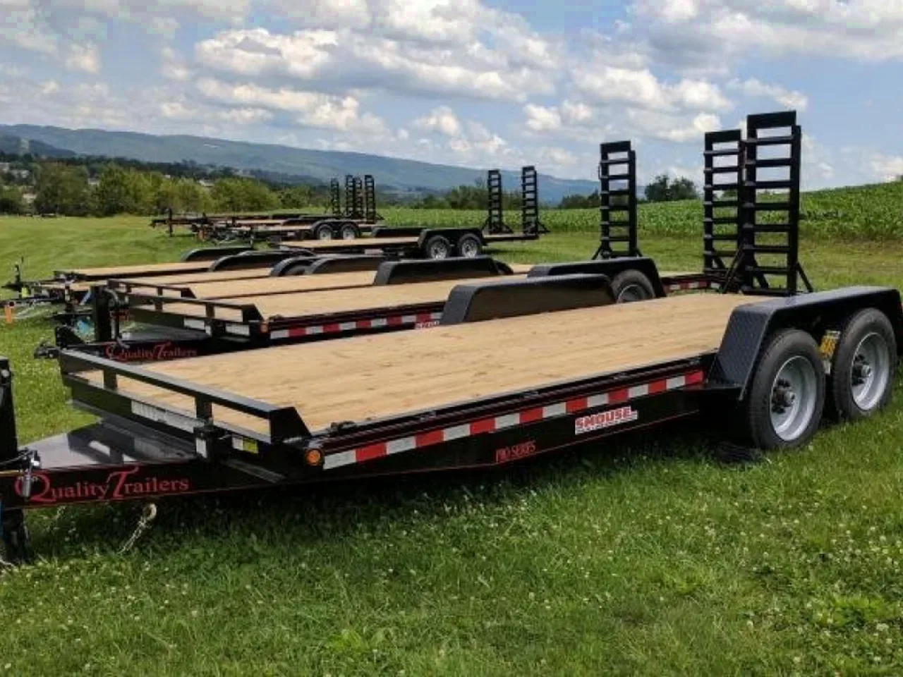 2027 Quality 20' HD PRO Equipment Hauler w/ 2' Dove Tail (17.5" WHEELS!)